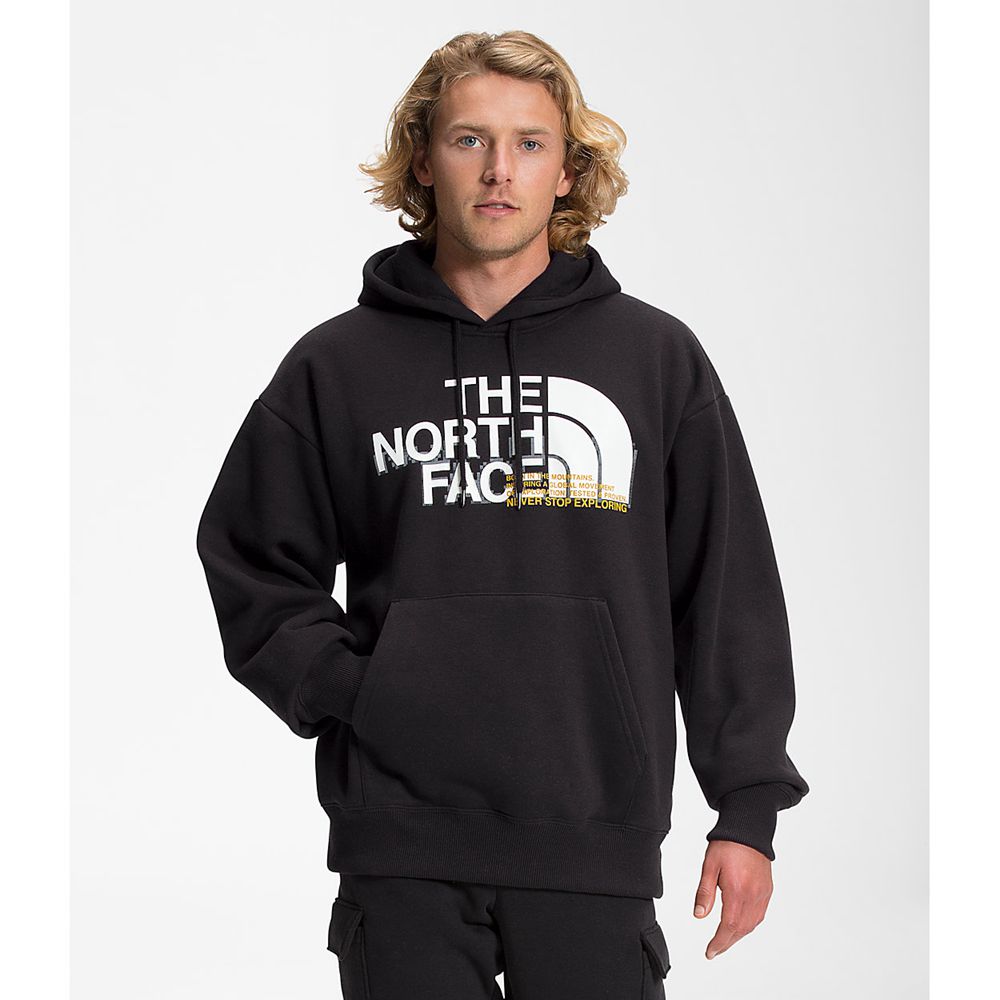 The North Face Hoodie Mens Australia - The North Face Coordinates Pullover Black (IOP-316570)